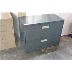 2 DRAWER LATERAL FILING CABINET