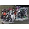 Image 1 : 2 BAGS ASSORTED HEADPHONES AND USB CHARGERS
