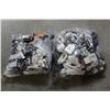 Image 1 : 2 BAGS ASSORTED HEADPHONES AND USB CHARGERS