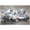 Image 1 : 2 BAGS ASSORTED HEADPHONES AND USB CHARGERS