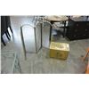 Image 1 : BRASS FIREBOX AND FIRE SCREEN