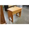 Image 2 : SMALL PINE BENCH AND CUPBOARD