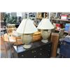 Image 3 : 2 LARGE TABLE LAMPS