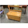 Image 1 : PINE STORAGE BENCH