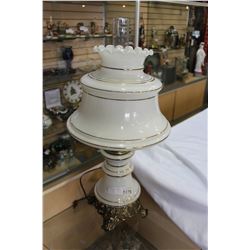 ELECTRIFIED COLONIAL STYLE LAMP