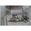 Image 2 : TWO STERLING DINNER RINGS