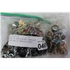 Image 1 : BAG OF HEMITITE ETC JEWELLRY AND BAG OF VARIOUS RINGS