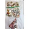 Image 1 : TWO BAGS OF NOVELTY PINS AND BAG OF DISNEY JEWELLRY