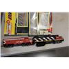 Image 2 : BOX OF HO SCALE TRAIN ENGINES, CARS, AND TRACKS