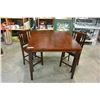 Image 2 : MODERN DINING TABLE W/ 2 STOOLS
