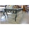 Image 2 : METAL BASE GLASSTOP COFFEE TABLE