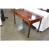 Image 2 : 3 DRAWER MAHOGANY FINISH DESK