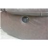 Image 3 : BROWN LEATHER DOUBLE RECLINING LOVESEAT