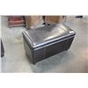 Image 1 : LEATHER STORAGE HASSOCK