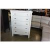 Image 1 : NEW ASHLEY SIGNATURE DESIGN WHITE 5 DRAWER CHEST OF DRAWERS, RETAIL $799