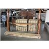 Image 1 : NEW ASHLEY SIGNATURE DESIGN POSTER KINGSIZE BEDFRAME AND 2 MATCHING 3 DRAWER NIGHTSTANDS, RETAIL $16