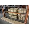 Image 2 : NEW ASHLEY SIGNATURE DESIGN POSTER KINGSIZE BEDFRAME AND 2 MATCHING 3 DRAWER NIGHTSTANDS, RETAIL $16