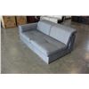 Image 2 : NEW GREY FABRIC OPEN ENDED LOVESEAT