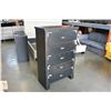 Image 3 : NEW ASHLEY SIGNATURE DESIGN DARK DISTRESSED 5 DRAWER HIGHBOY DRESSER RETAIL $699