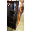 Image 2 : LARGE BROWN ENTERTAINMENT STAND AND SHELF