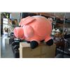 Image 2 : LARGE PIG STUFFED ANIMAL