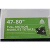 Image 2 : NEW OVERSTOCK INSIGNIA 47-80 INCH FULL MOTION POSITION TV WALL MOUNT, COMPLETE, UP TO 110LBS