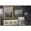 Image 1 : TWO OILPAINTINGS AND TWO WATERCOLORS