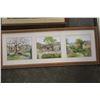 Image 3 : TWO OILPAINTINGS AND TWO WATERCOLORS