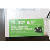 Image 2 : NEW OVERSTOCK INSIGNIA 13-32 INCH FULL MOTION TV WALL MOUNT, COMPLETE, UP TO 33 LBS