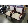 Image 1 : PAIR OF CHERRY CAPTAINS CHAIRS
