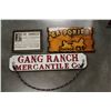 Image 1 : GANG RANCH AND 2 OTHER SIGNS