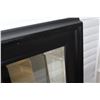 Image 2 : 5FT BEVELLED BLACK FRAMED WALL MIRROR