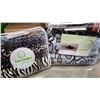 Image 2 : 2 QUEEN SIZE SHERPA BLANKETS