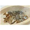 Image 3 : HOMEMADE LIDDED DUCK DISH AND MENS JEWELLRY CONTENTS