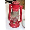 Image 2 : TWO POTTERY LAMPS AND LANTERN