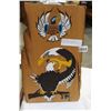 Image 2 : NATIVE PAINTED SLAB WOOD PICTURE AND NEEDLEWORK PICTURE