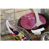 Image 2 : LOT OF ART GLASS PIECES