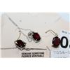 Image 2 : STERLING NECKLACE AND EARRING SET
