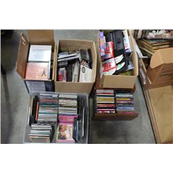 3 BOXES OF CDS