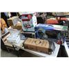 Image 1 : TOASTER, EXTINGUISHER, KIDS TOYS, AND SHARK STEAMERS