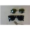 Image 3 : 2 PAIRS CASED OLIVER PEOPLES SUNGLASSES, BERNARDO POLARIZED AND EXCECUTIVE SUITE THE ROW