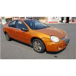 2005 DODGE SX 2.0, 4 DOOR SEDAN, AUTOMATIC 131764KM, WITH KEY AND REGISTRATION