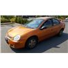 Image 3 : 2005 DODGE SX 2.0, 4 DOOR SEDAN, AUTOMATIC 131764KM, WITH KEY AND REGISTRATION