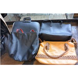 LARGE LOT OF ASSORTED DESIGNER PURSES/ BAGS