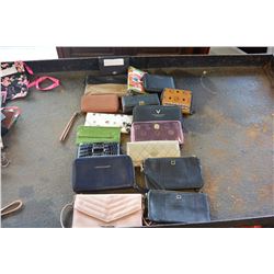 LARGE LOT OF LADIES WALLETS, APPROX. 17