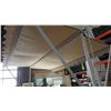 Image 4 : NEW 13 FOOT RETRACTABLE CAPPUCINO AWNING WITH WHITE FRAME