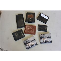 8 MENS DESIGNER WALLETS