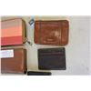 Image 3 : 5 FOSSIL LEATHER WALLETS