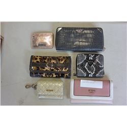 6 GUESS LADIES WALLETS