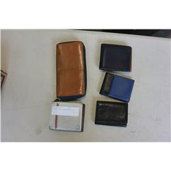 5 COACH MENS LEATHER WALLETS